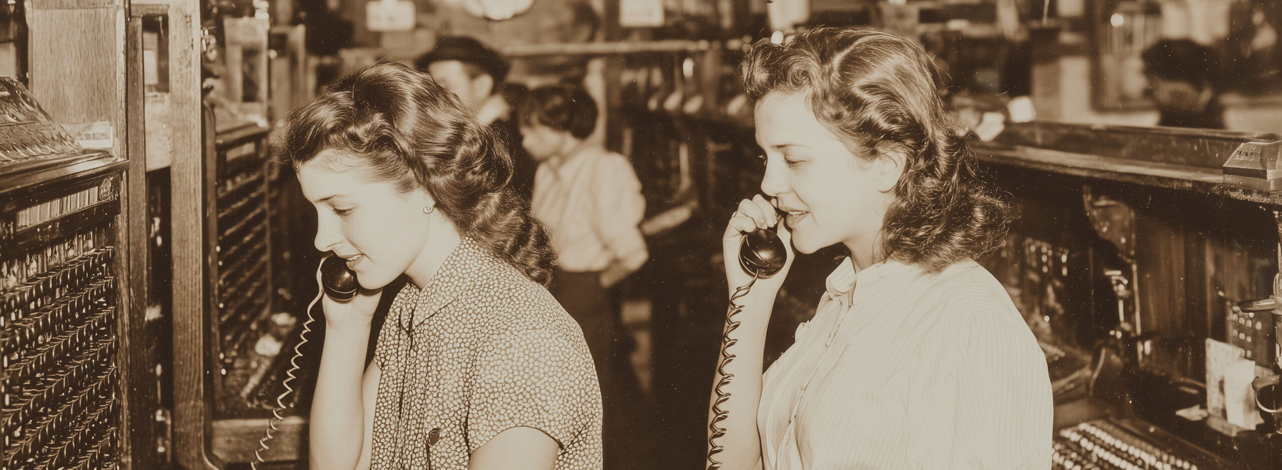 Contact us any which way with old time switchboard